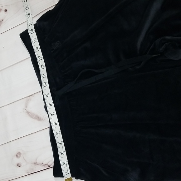Victoria's Secret Women's Sweatpants Joggers Size L in Black Velvet - Picture 4 of 7